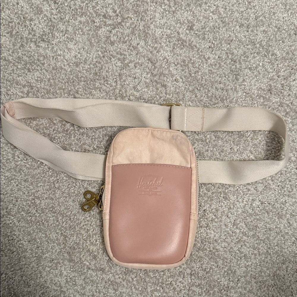Herschel pink belt bag